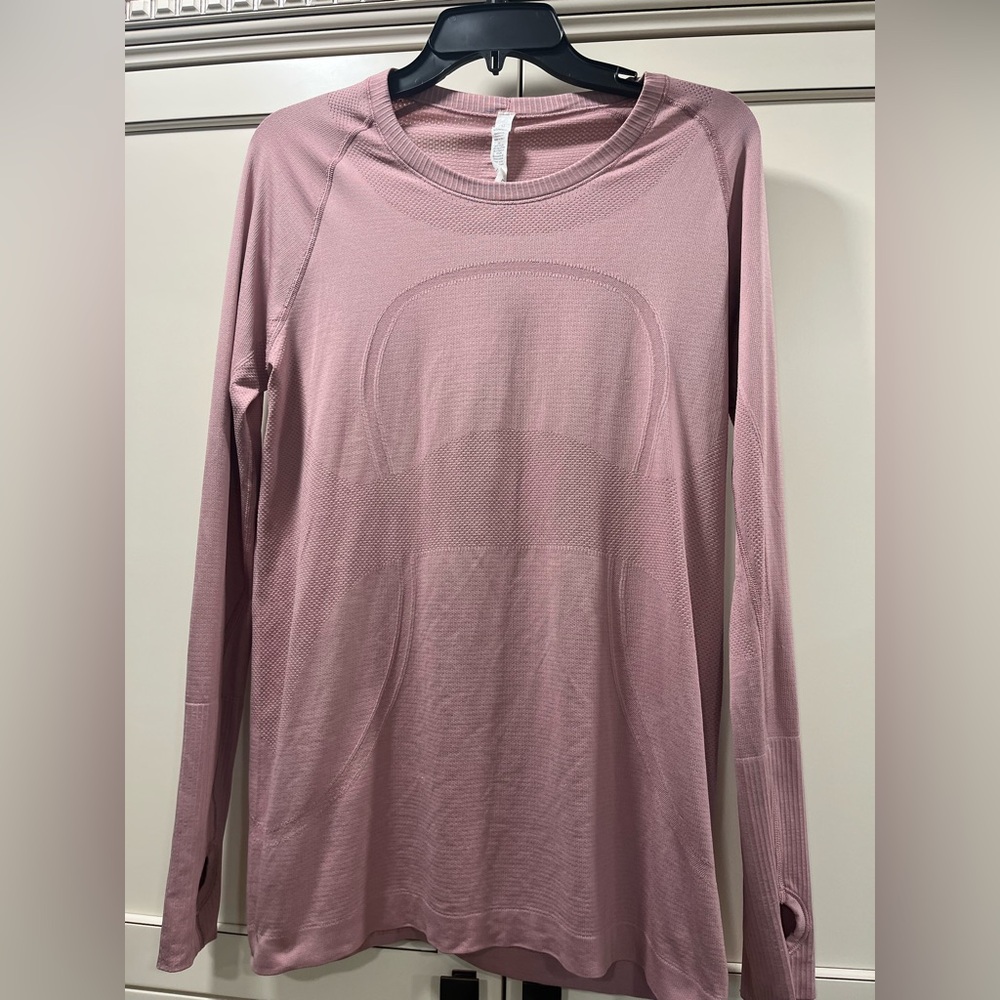 lululemon swifty tech Long Sleeve Top size 12